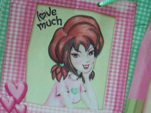 my_picture... - Actually I took this picture. I was kinda experimenting on the digital camera that I borrowed. And I saw this paper bag with this picture. So, maybe your actually wondering what's the connection with this picture & me? Well, I find it cute - just like me... (lol). What do you think?... Have a nice day!