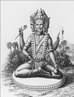 god - hindu god brahma