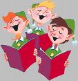 Singing songs - Some elves singing christmas songs