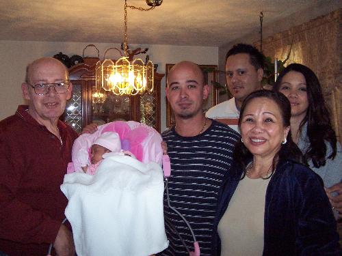 My Family - Hi, My name is Stan and I am the old guy on the left holding my first grandchild. Nina is going to be a superstar and my home biz is going to pay for her college.
