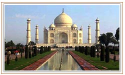 Taj Mahal, one of the Wonders of the World. - The Taj Mahal was built by Emperor Shah Jahan to prove his love for his wife. It is said that after it was made, he cut off the hands of all the artisians so no other Taj could be created. It is made of pure white marble and is an architects delight. Equall proportioned minarets from any angle delights the eye.