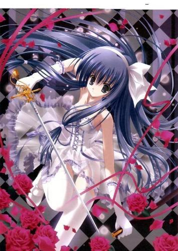 Anime Girl - Anime girl with sword