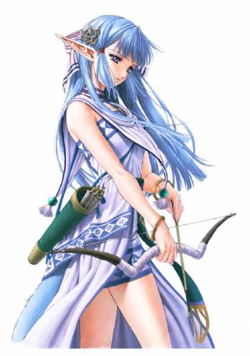 Anime Girl - anime girl with bow