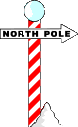 Christmas - north pole..that way