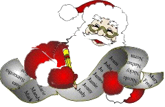 Christmas - checking his list