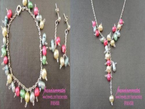 assorted freshwater pearls - francinecreates_my own design_freshwater pearls