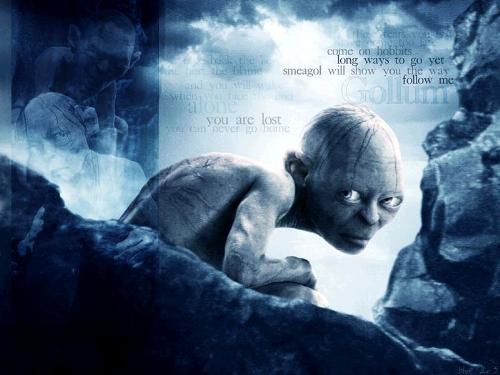 gollum!!! - one of the most important characters of the lord of the rings trilogy!!!!