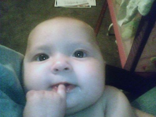my mini me - I think this is such a cute and funny picture.