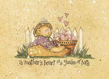 A Mother's Heart - Only a mother has a heart big enough to hold a child in it.