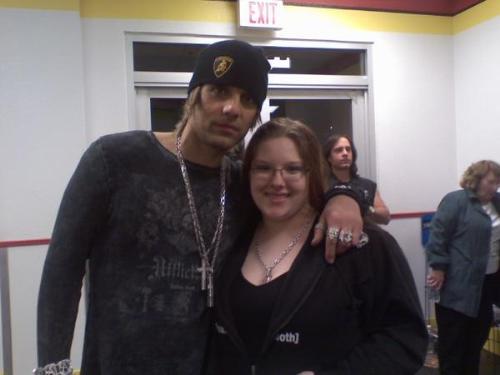 Me and Criss Angel, the Mindfreak - This was taken at 12:15am on November 5, 2007 at the Las Vegas Ice Center after a filming for his show Mindfreak.