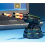 desktop usb missile luncher - This desktop missile launcher uses pressurized air to shoot three foam projectiles up to 10&#039;, and unlike lesser models, this one does not require the use of batteries and is powered by a PC via USB cable.