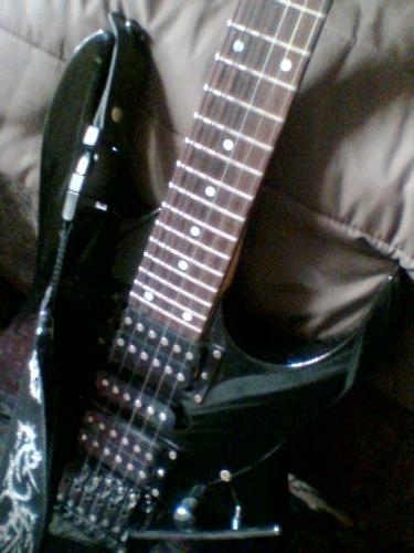 This is my Ibanez - The guitar with which I am currently having a bit of a trouble