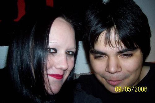 Me and my girlfriend. - Just fooling around.