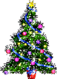 christmas tree - It is a picture of a bueatiful, glisening Christmas tree.