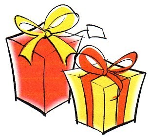 Do you reuse wrapping papers? - A picture of gifts... wrapping papers...