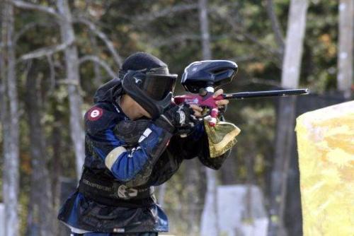 Me playing paintball/speedball - This is me playing speedball. I play for X Fire paintball and I'm anm AM. This picture was taken by photostar co.