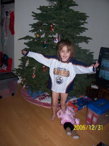 kids - kate in her favorite jersy