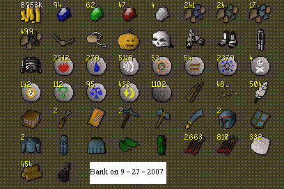 My pures bank account! - This is my pures bank! Hope you like it!