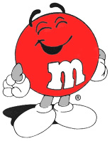 Red M - It's the red M from M&M's!