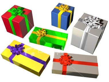 Six Christmas Prestents - Christmas presents