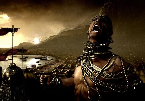 300movie - Screen from battle of Thermopiles, 300movie