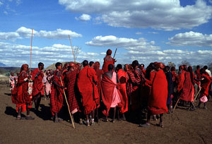 Dance  - People in Kenya dancing