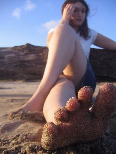 Sandy Feet - There's really nothing quite like the feeling of sand between your toes.