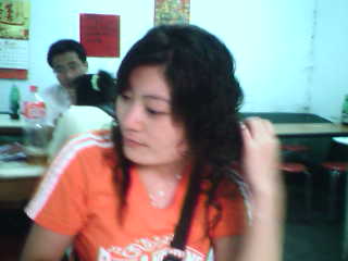 New style hair - This photo took at the time which I changed my hair style.