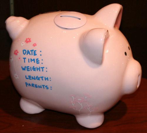 The bank needs to eat too! - Save it for the piggy bank to decide. Teach your children to save and not to spend every licking cent they see.