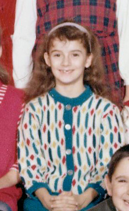 Me At Nine with a Headband - photo of me at nine