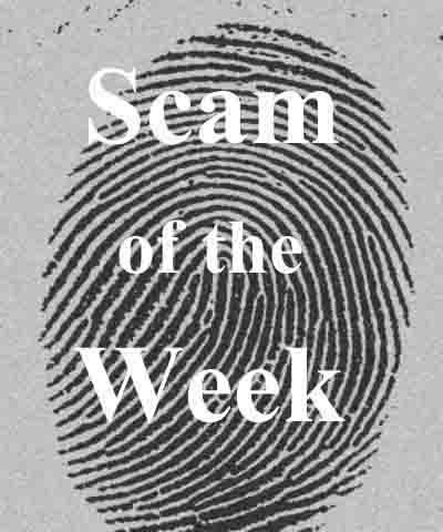 Scam - scam of the week