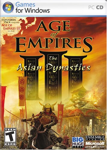 Age of Empires 3: The Asian Dynasties - Front cover of the Asian Dynasties expansion set of Age of Empires 3