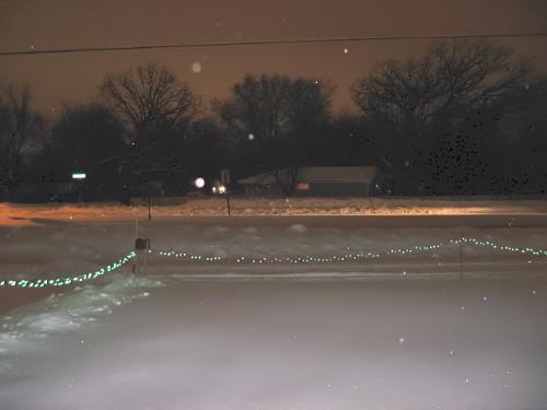 Beautiful Winter Scene - From my front porch. Lovely smooth freshly fallen snow. Beautiful Winter Scene - From my front porch. Lovely smooth freshly fallen snow.