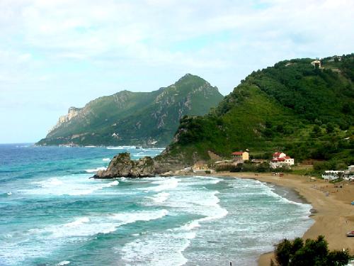 Agios Pelekas - Early morning at Agios Pelekas on the Ionian Island of Corfu.