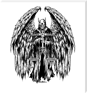 death angel - in other beliefs this death angel will come to us when were gonna die