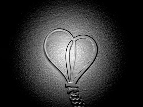 love - heart like light bulb