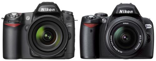 Nikon D40x vs D80 - One is the mid-professional range with 10.2 megapixel.
The other is the latest model, also in the same range as the D40X, but with more hot buttons and a bigger body for better grip. Nikon D40x vs D80 - One is the mid-professional range with 10.2 megapixel.
The other is the latest model, also in the same range as the D40X, but with more hot buttons and a bigger body for better grip.