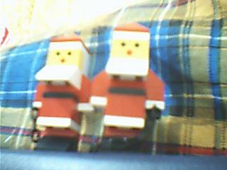 christmas decor - santa made from lego. christmas decor - santa made from lego.