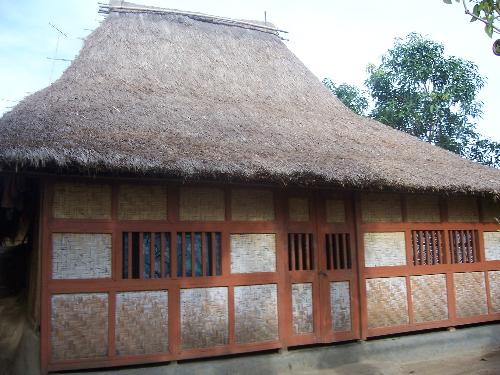 Traditional house of Lombok - this photo was taken when we visited lombok 2003
