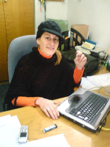 Me at the office - One quiet day at the office