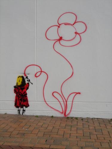 love is there - little girl chasing after to catch the love!