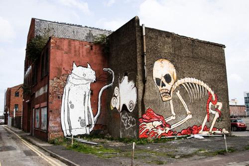 Ghost ridder!! -  skeleton can catch mouse