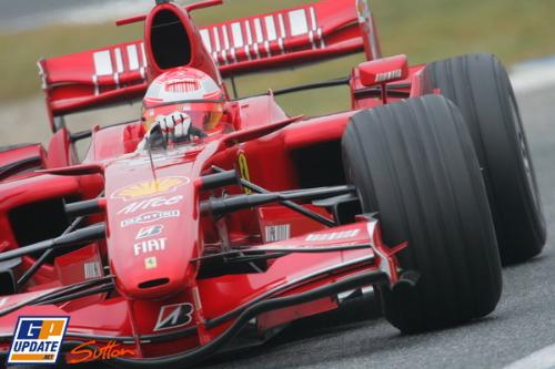 schumacher - michael schumacher drives ferrari f2007