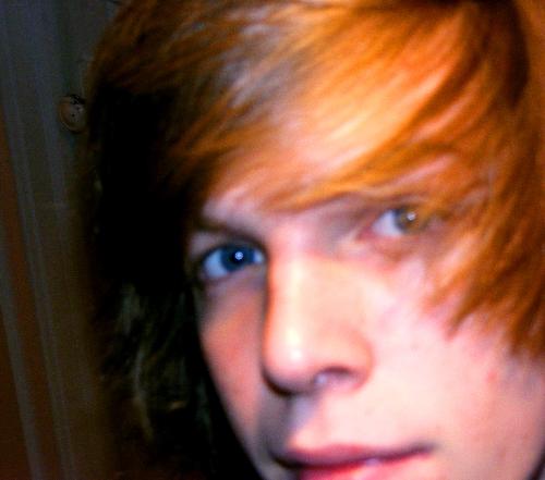 me - It turned out weird, I don't really have red hair