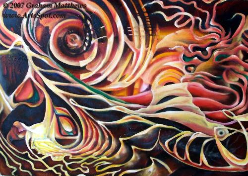 Reflections of the Past - Painting ART - Reflections of the Past Art by Graham Matthews 3' X 4'  Please visit http://www.artsspot.com to see more ART by Graham Matthews.  Thanks!