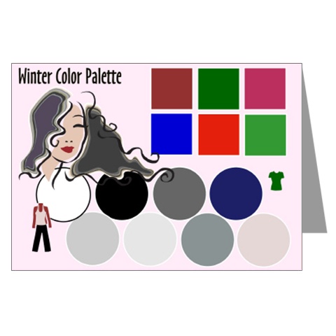 comfortable in my own skin - These colours are the 'winter' persons' colur scheme. which most black people belong to.