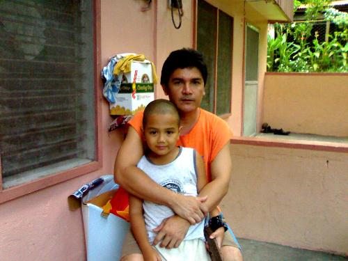 Nanot with little Alfred Jose - Although I was not able to get married and have my own family, I'm still very thankful to God because he gave me my little inspiration and hope to face this cruel world we all live by!