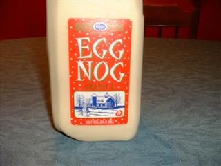 eggnog - I found it's picture. It is kind of milk though.