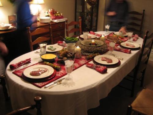Christmas dinner. - I hope it will be a good day and everything will workout just fine for me.