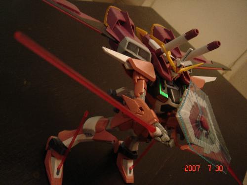 Infinity Justice Gundam - get ready to taste my blade!
